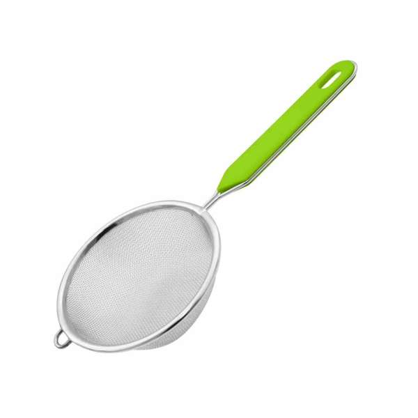 Küchensieb aus rostfreiem Edelstahl | 10cm | lime