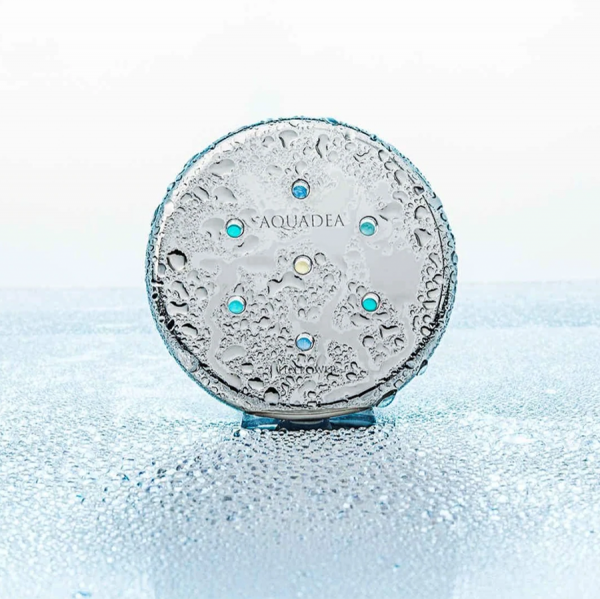 Kristall Wirbeldusche "Larimar Blue Ocean 7" | Platin Bronze-Edition | Life Power