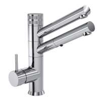 Wasserhahn 3in1 | CUCINA IDEALE mit Brause | Bedienhebel links