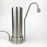 Auftischfilter Mercuro Edelstahl | für Carbonit Filter