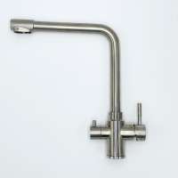 Wasserhahn 3in1 | Neo ES | Edelstahl Massiv