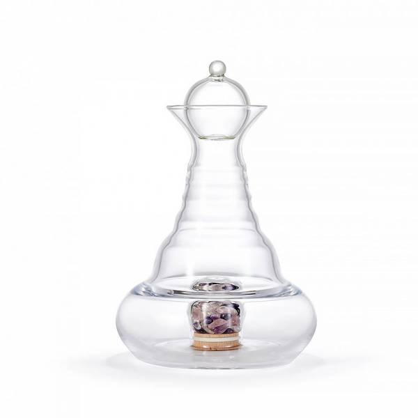 Karaffe Alladin | Edelsteinfach & Kronenstöpsel (1.2L)