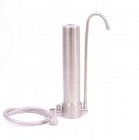 AquaAvanti Uno Auftischfilter | Edelstahl | für Carbonit Filter (Vorführgerät)