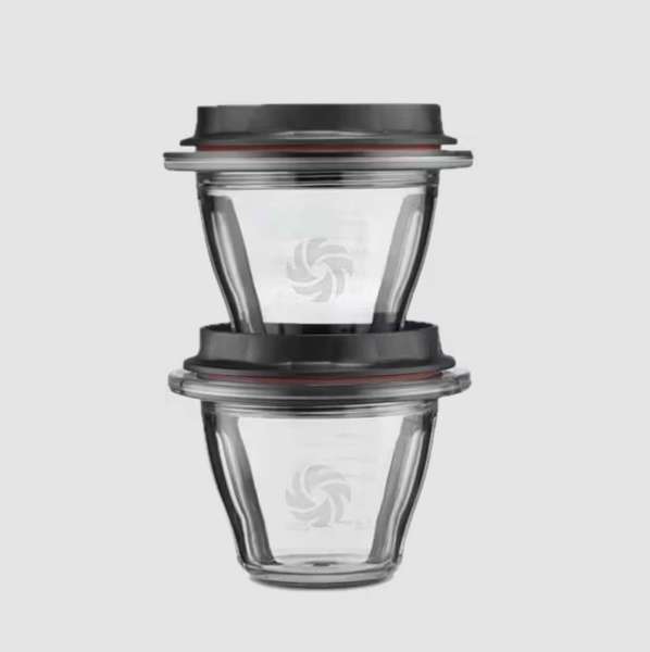 Vitamix 2 x 225ml Behälter ohne Messerblock für PCA & Ascent