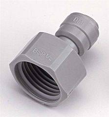 Steckverbinder auf IG mit Ansatz | 1/4tube x 3/8 BSP(P) | AFAB0406C