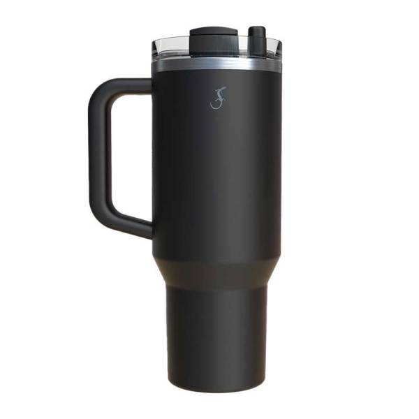 LURCH Isolierbecher Big Cup 1,2l | mit ausfahrbarem Trinkhalm