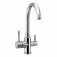 Wasserhahn 3in1 | PALMIRA INOX (Edelstahl Massiv)