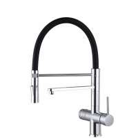 Wasserhahn 3in1 Poseidon mit Brause | schwarz