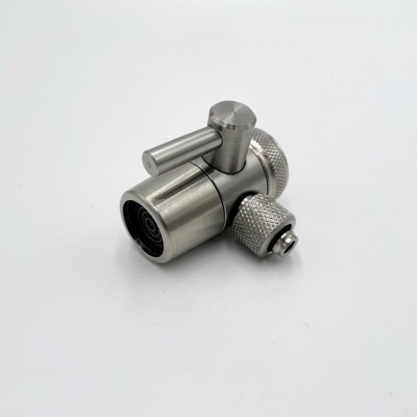 Umschaltventil aus VA-Edelstahl für diverse Auftischfilter