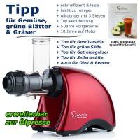 Sana Juicer EUJ 707 | Entsafter mit optionaler Ölpresse