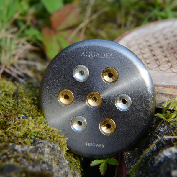 Kristall Wirbeldusche "Lebensfreude 7" | Titan-Edition | Life Power