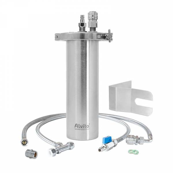 Alvito Einbaufilter INOX T | Untertischfilter | Edelstahl