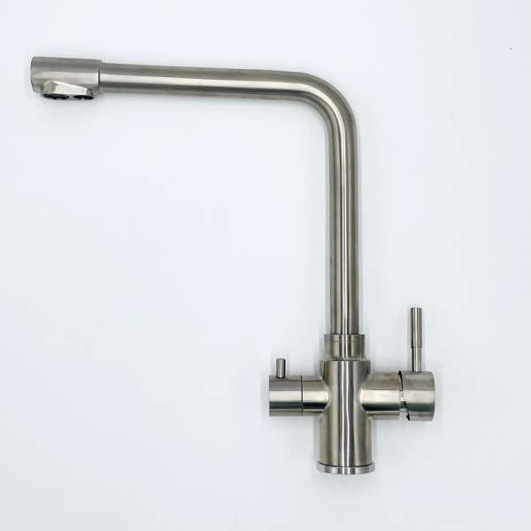 Wasserhahn 3in1 | Neo ES | Edelstahl Massiv