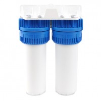 QuickHexaFlow Double Filtergehäuse | 10 Zoll | Grundmodul Universal