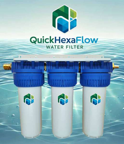 QuickHexaFlow Triple | Untertischfilter (Basic)