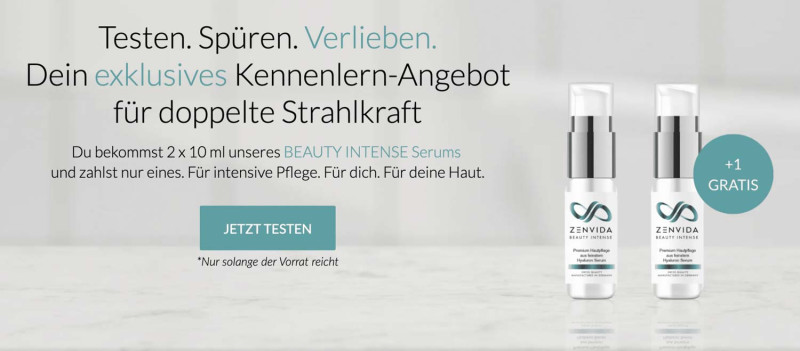 Zenvida Beauty Intense Serum