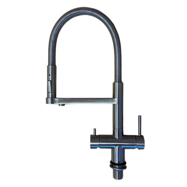 Wasserhahn 5in1 | Gloria V aus massivem Edelstahl